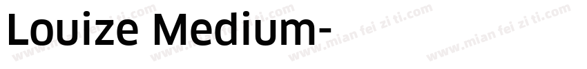 Louize Medium字体转换